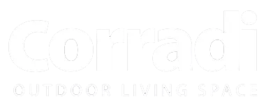 Corradi logo in white